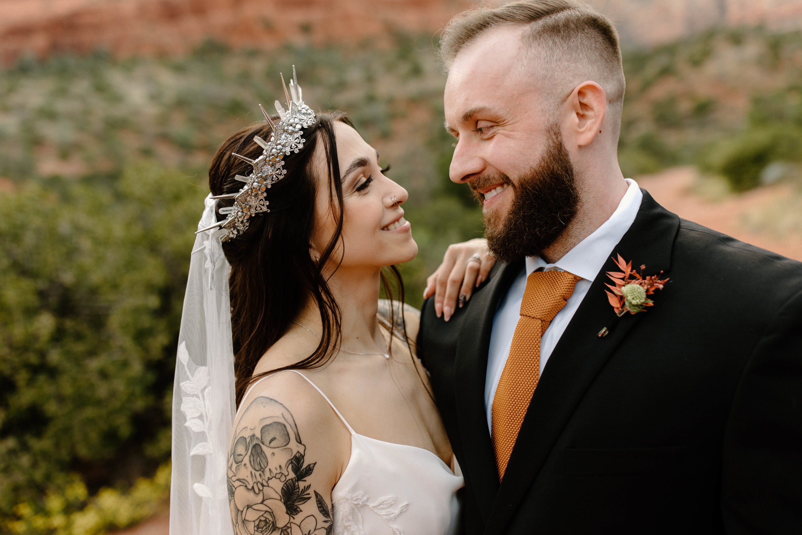 Moody Intimate Sedona Wedding | Emily + Colton | theshepardsphoto.com